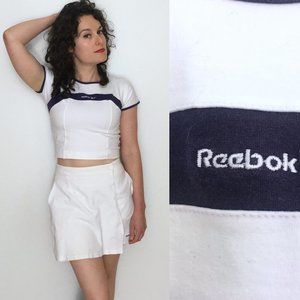 90s Vintage REEBOK Tennis Outfit, Women's Shirt & Skort Set
